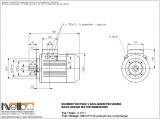 1LA711 IMB14FT (small flange) dimensions