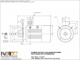 1LG4188-2,4,6,8 IMB5 (large flange) dimensions