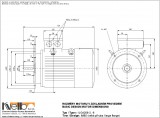 1LG4206-2,6 IMB5 (large flange) dimensions