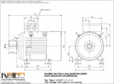 1LG4207-2,4,6,8 IMB3 (foot-standing) dimensions