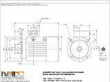 1LG4208-4,8 IMB5 (large flange) dimensions