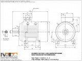 1LG4223-4,6,8 IMB3 (foot-standing) dimensions