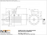 1LG4228-4,6,8 IMB5 (large flange) dimensions