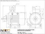 1LG4253-2 IMB3 (foot-standing) dimensions