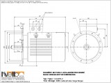 1LG4253-2 IMB5 (large flange) dimensions