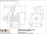 1LG4280-2 IMB3 (foot-standing) dimensions