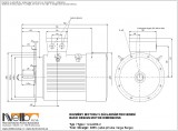 1LG4280-2 IMB5 (large flange) dimensions1LA705 IMB5 (large flange) dimensions