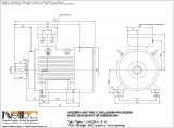 1LG4280-4,6,8 IMB3 (foot-standing) dimensions