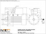 1LG4288-4 IMB5 (large flange) dimensions