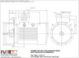 1LG4310-2 IMB5 (large flange) dimensions