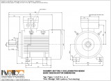 1LG4310-4,6,8 IMB3 (foot-standing) dimensions