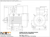 1LG4313-2 IMB3 (foot-standing) dimensions