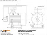 1LG4313-4,6,8 IMB3 (foot-standing) dimensions