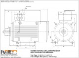 1LG4316-2 IMB3 (foot-standing) dimensions